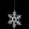 Northlight Hanging Acrylic Snowflake Christmas Ornaments - 7" - Clear - Set of 6 - image 4 of 4