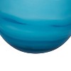 Beachcombers Small Blue Frosted Glass Vase - 3 of 3