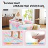 Karl Home |Upholstered Velvet Boneless Couch Sleeper Sofa Bed - 4 of 4