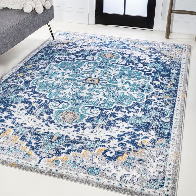 Anaise Ornate Boho Medallion Area Rug - JONATHAN Y