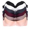 PACK OF 6 SOFRA WOMEN'S PLUS D & DD FULL CUP SOLID T SHIRT BRA (BR4129PD1) - 2 of 4