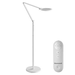 Honeywell LED Floor Lamp Eye Caring Dimmable Standing Light with Remote Adjustable Tall Lampara - 1 of 4