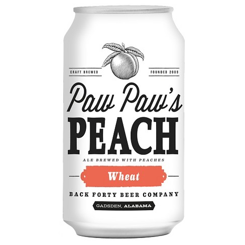 Back Forty Paw Paw S Peach Wheat Beer 6pk Cans 12 Fl Oz Cans Target,Cooking Ribs With Membrane On