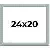 PosterPalooza | Refined Blue Picture Frame - UV Acrylic, Backing Board, Hanging Hardware Included - 2 of 4