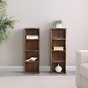 KTMBDW Tall Narrow Bookshelf 8 Tiers, Compact Corner Bookcase with a Wavy Border Design, Easy to Match for Living Room, Office, Study, Bedroom - 4 of 4