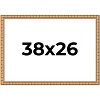 PosterPalooza | 38x26 Modern Bamboo Picture Frame, UV Acrylic, 5 Finishes - 2 of 4