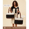 Laptop Bag for Women 15 Inch Canvas Laptop Large Capacity Work Bags - 4 of 4