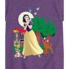 Girls' - Disney Princess - Snow White and Animal Friends Fitted Short Sleeve Graphic T-Shirt - 2 of 4