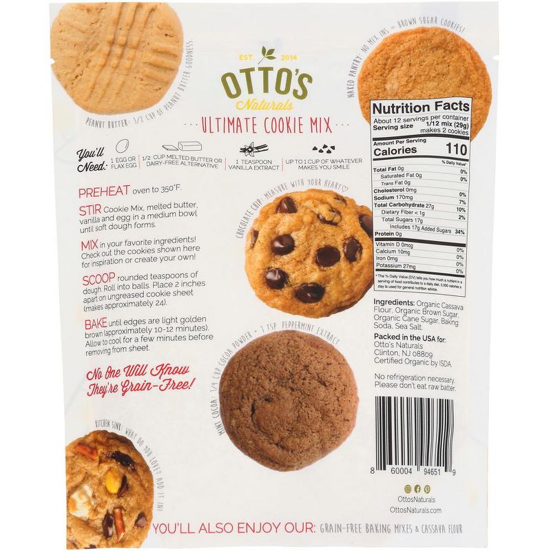Otto's Naturals Grain Free Ultimate Cookie Mix - Case of 6/12.2 oz, 3 of 7