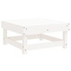 vidaXL Patio Lounge Set Outdoor Garden Furniture Set 6 Piece Solid Wood Pine - White Pine - 4 of 4