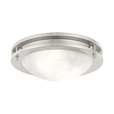 Livex Lighting Ariel 2 - Light Flush Mount In Brushed Nickel : Target