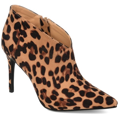 Comfortable on sale leopard booties