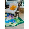 Lany Space Maggie Stephenson Irregular Botanical Garden Floral Rug - 3 of 4