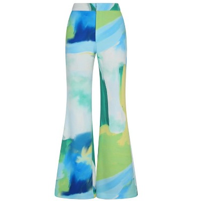 Women's Tallo High-waisted Flared Leg Pants - Nelblu