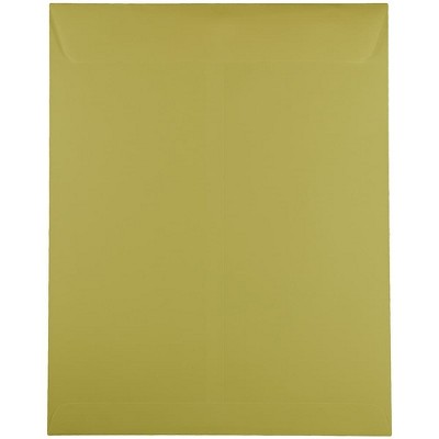 JAM Paper 10 x 13 Open End Catalog Envelopes Chartreuse Green 212813512