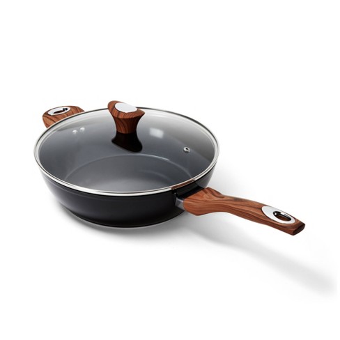 Phantom Chef 8 Inch & 11 Inch Frypan with Wood Handle and Aluminum