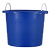 United Solutions 19 Gallon Large Durable Plastic Utility Tub With Strong  Rope Handles For Indoor Or Outdoor Home Organization, Blue, 6 Pack : Target