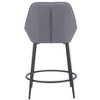Zuo Vila Counter Stool (Set of 2) Gray - 4 of 4