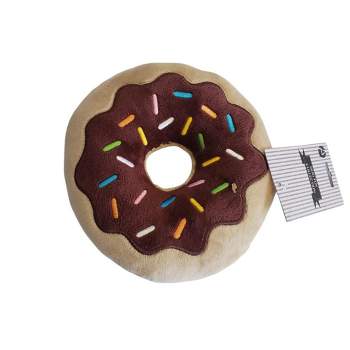 American Pet Supplies 5.5-Inch Chocolate Donut Plush Dog Toy