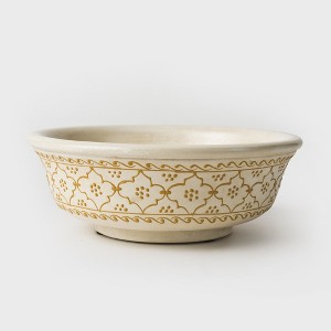 Mela Artisans Painted Bowls in Yellow - 1 of 4