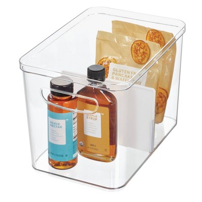 iDESIGN 8"x12"x8" Crisp Divided Bin Clear