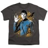 Boys' Star Trek Space Prosper T-Shirt Charcoal Small - 2 of 4