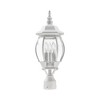 Livex Lighting Frontenac 3 - Light Post Light in  Textured White - 2 of 4