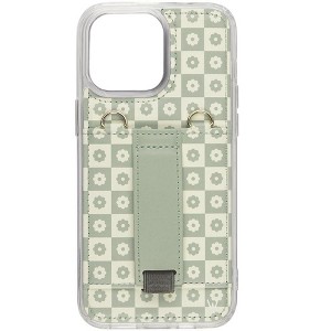Walli Cases Blooming Check Purse Phone Case with Wallet and Finger Strap - 1 of 4