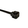 Versailles Scencillo Boxy Steel Heavy Duty Curtain Rod Set for Windows Bronze - 4 of 4