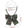 INSPIRE CHIC Women's Plaid Uniform Pre-tied Knot Cute Stylish Colorful Bow Ties - 2 of 4