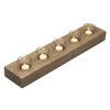 Mikasa Natural Wood and Glass Farmhouse Candle Linear, 23.03x4.92x3.35 Inch - 2 of 4