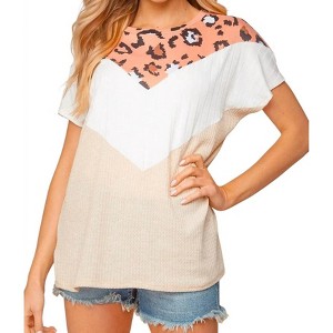 Women's CHEVRON SHORT SLEEVE TOP - Haptics - 1 of 3