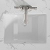 ChicFurnit Bathroom Sinks Vessel Sink Rectangle Sink Vanity Sink Art Basin Undermount Bathroom Sink for Bathroom, White, 20"*14"*8" - 3 of 4