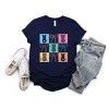 Simply Sage Market Checkered Bunny Coquette Distressed Short Sleeve Tee - 3 of 4