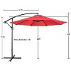 Yaheetech 10 Ft Patio Umbrella with Crank & Cross Base - 3 of 4