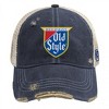 Adult Old Style Logo Patch Navy Colorway Distressed Adjustable Hat - 2 of 3