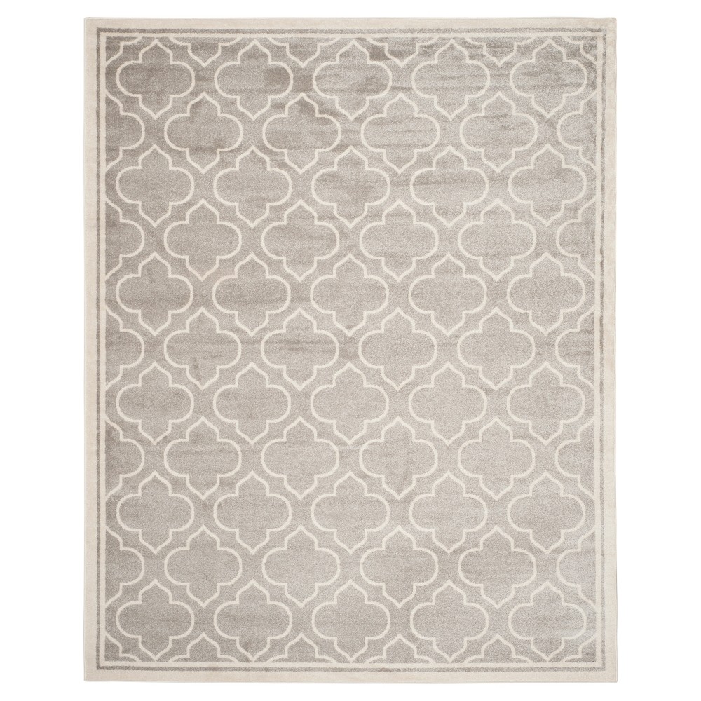 9'x12' Coco Loomed Rug Light Gray/Ivory - Safavieh