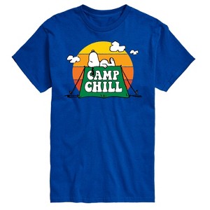 Men's - Peanuts - Camp Chill Short Sleeve Graphic T-Shirt - 1 of 4
