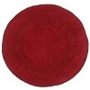 Double Ruffle Collection Cotton Ruffle Pattern Tufted Bath Rug - Home Weavers - 2 of 4