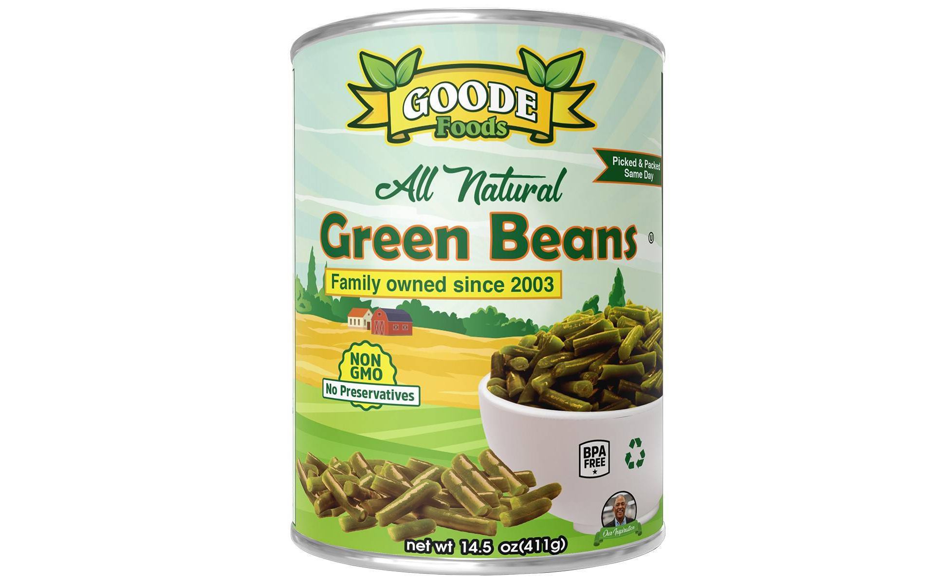 Goode Foods All Natural Cut Green Beans - 14.5oz