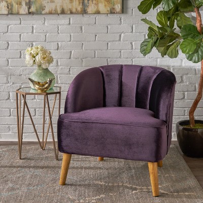 APRILSOUL Altay Velvet Upholstered Accent Chair,Stylish for Living Room,Bedroom,Single Box, Sturdy & Comfortable