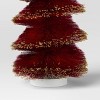 16" Christmas Spiral Sisal Tree Deep Red/Gold Glitter - Wondershop™ - 3 of 3
