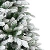 Northlight Real Touch™️Mountain Pearl Flocked Artificial Christmas Tree - 6.5' - Unlit - 3 of 4