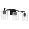 Capital Lighting Peyton 3 - Light Vanity in  Matte Black - 3 of 4