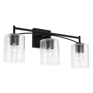 Capital Lighting Peyton 3 - Light Vanity in  Matte Black - 1 of 3