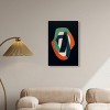 Art Remedy Distortion in Typefaces Contemporary Shapes Abstract Wall Art Unframed - 2 of 4
