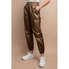 Women's Metallic Utility Cargo Pant - GiGiO - 3 of 4