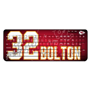 NFL Kansas City Chiefs Players Game Tactic Wireless USB Keyboard - 1 of 4