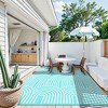 Lahome Outdoor Plastic Straw Rug-Waterproof Reversible Mat for Patio, Backyard, Camping, RV Awning - 4 of 4