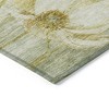 Sage Fern Green And Ivory Floral Washable Indoor Outdoor Area Rug - 4 of 4
